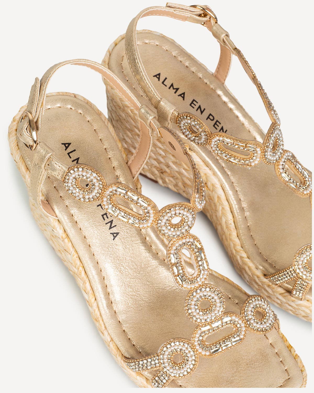 Γυναίκα - Πλατφόρμες-Flatforms - Alma En Pena Χρυσό