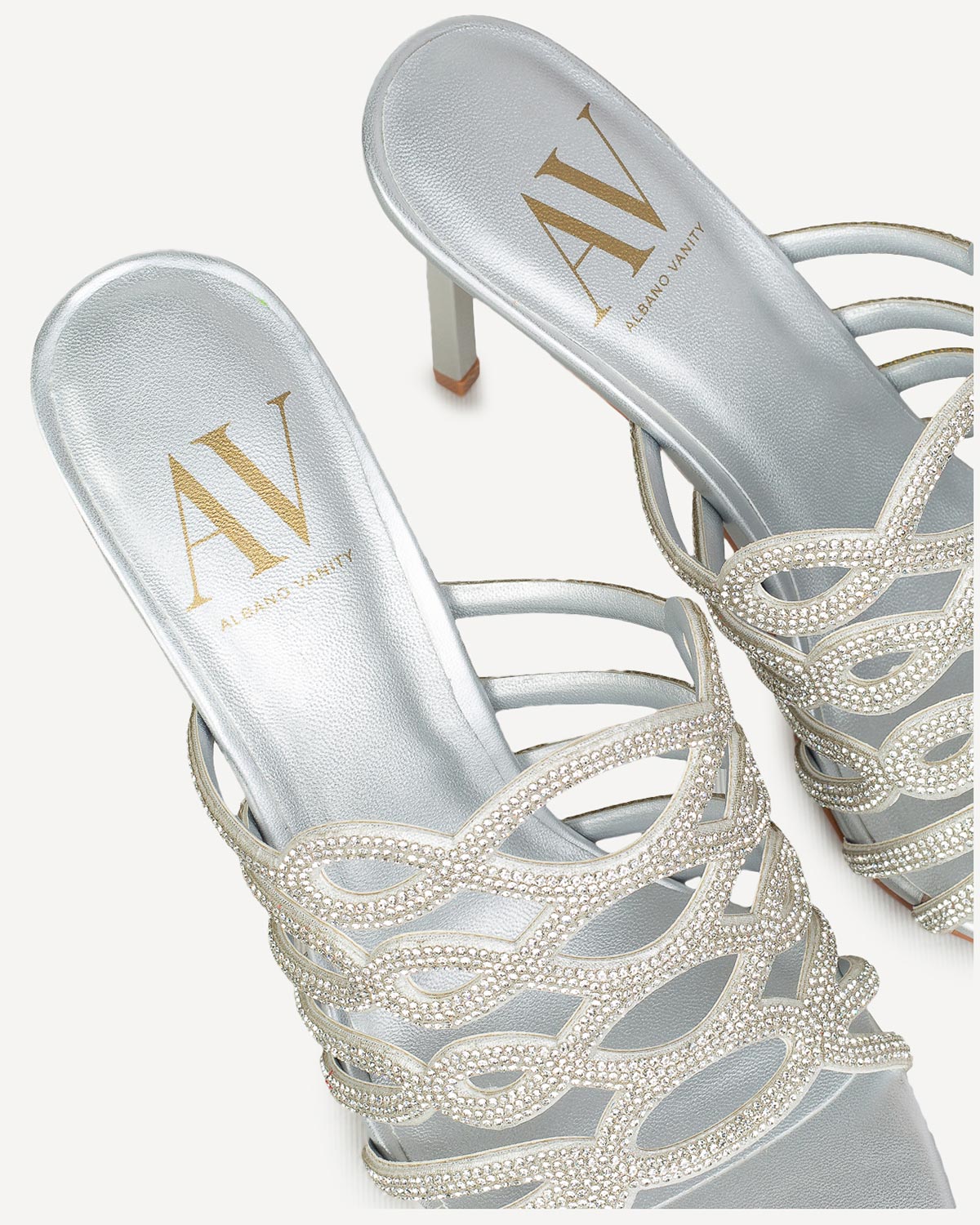 Γυναίκα - Πέδιλα-Σανδάλια - Albano Vanity Ασημί