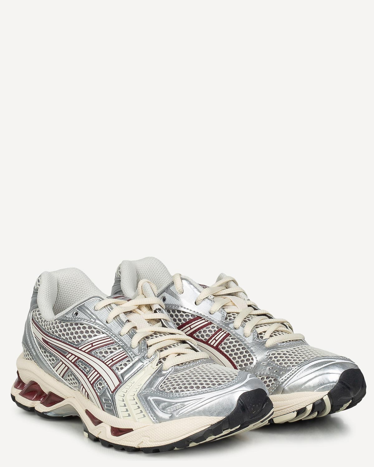Γυναίκα - Sneakers - Asics Ασημί-Μπορντώ
