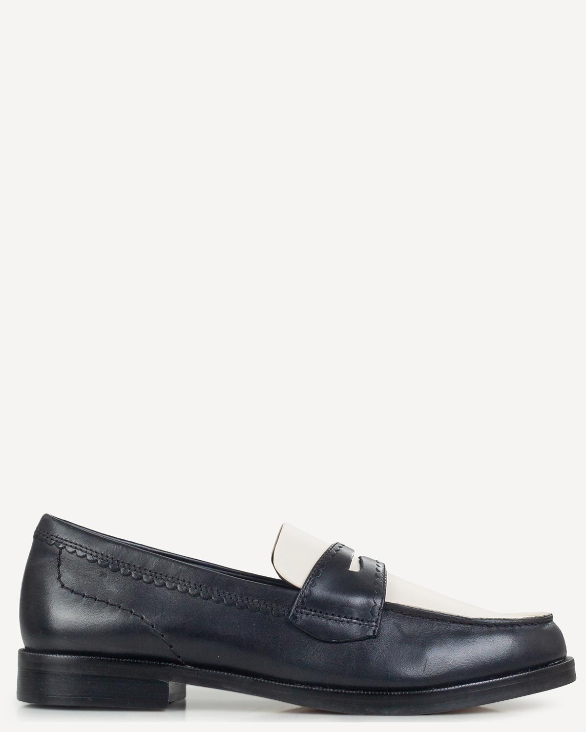 Γυναίκα - Μοκασίνια-Μπαλαρίνες - Clarks Μαύρο-Off White