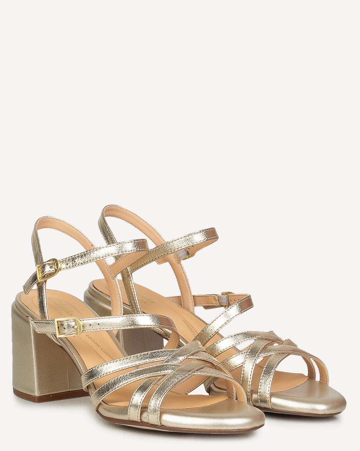 Γυναίκα - Πέδιλα-Σανδάλια - Clarks Χρυσό