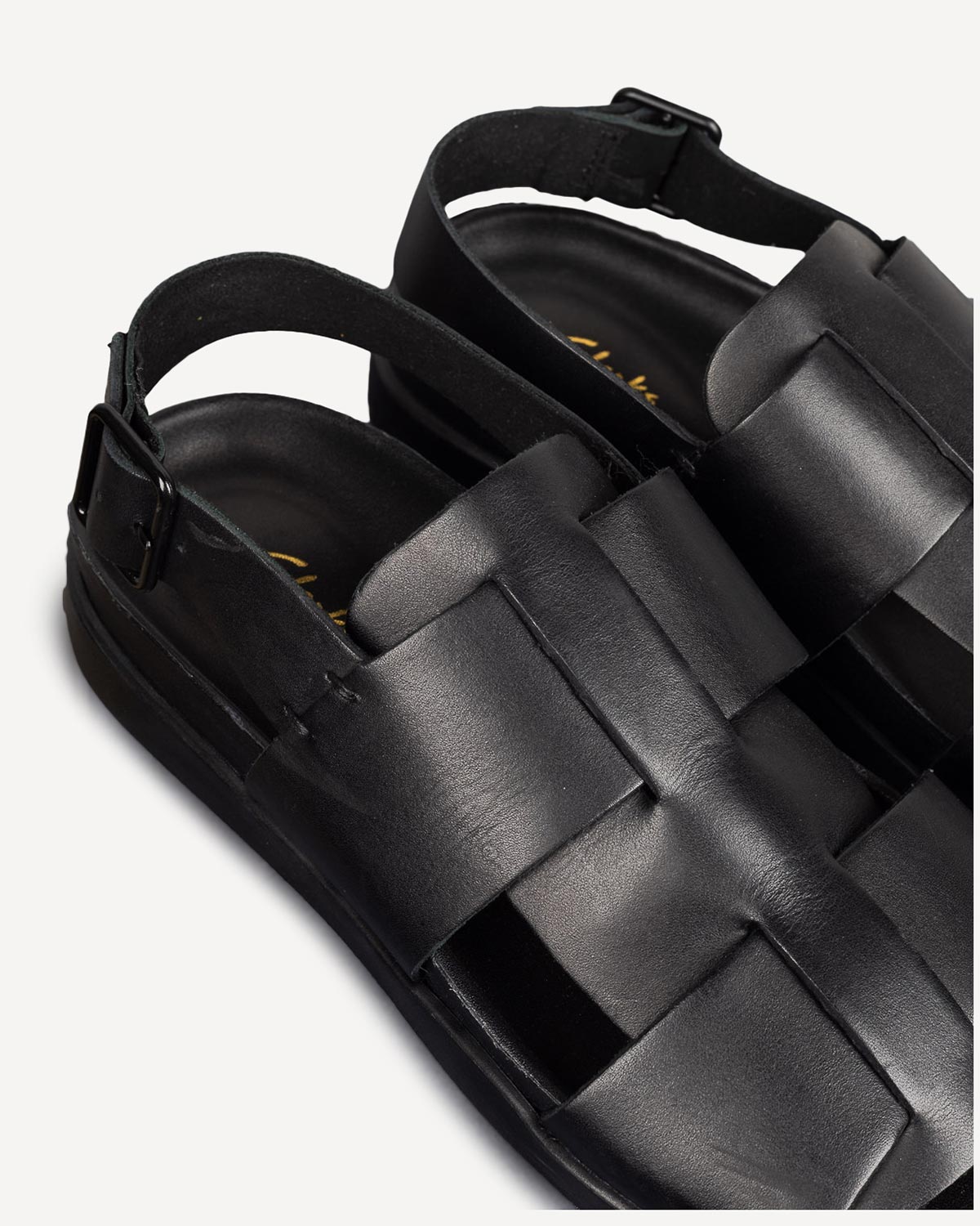 Άνδρας - Πέδιλα-Σανδάλια - Clarks Μαύρο