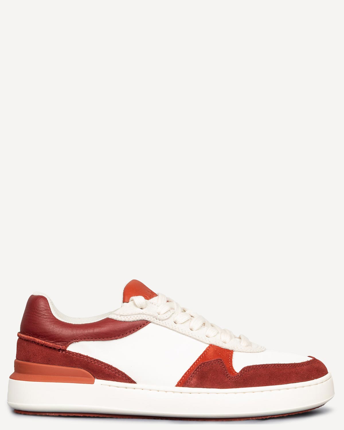 Άνδρας - Sneakers - Clarks Λευκό-Κόκκινο