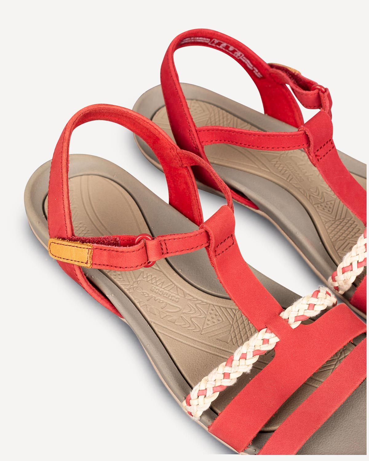 Γυναίκα - Πέδιλα-Σανδάλια - Clarks Κόκκινο