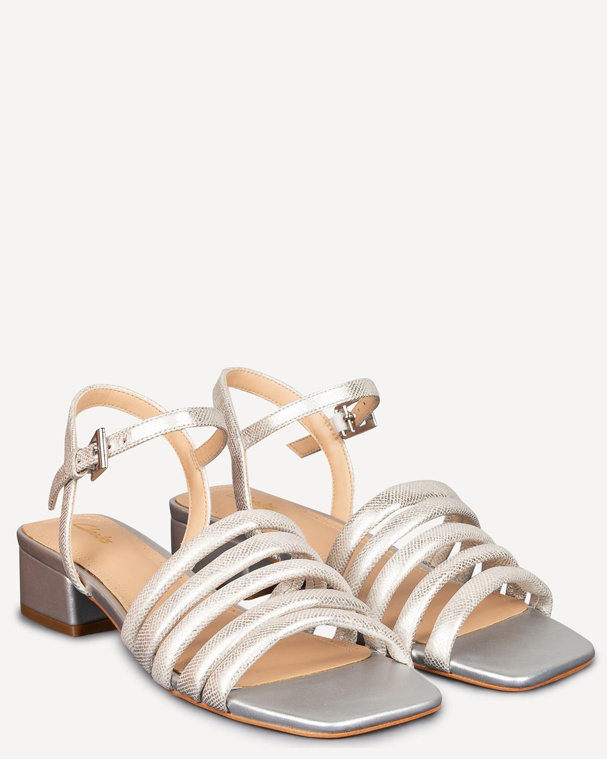Γυναίκα - Πέδιλα-Σανδάλια - Clarks Ασημί
