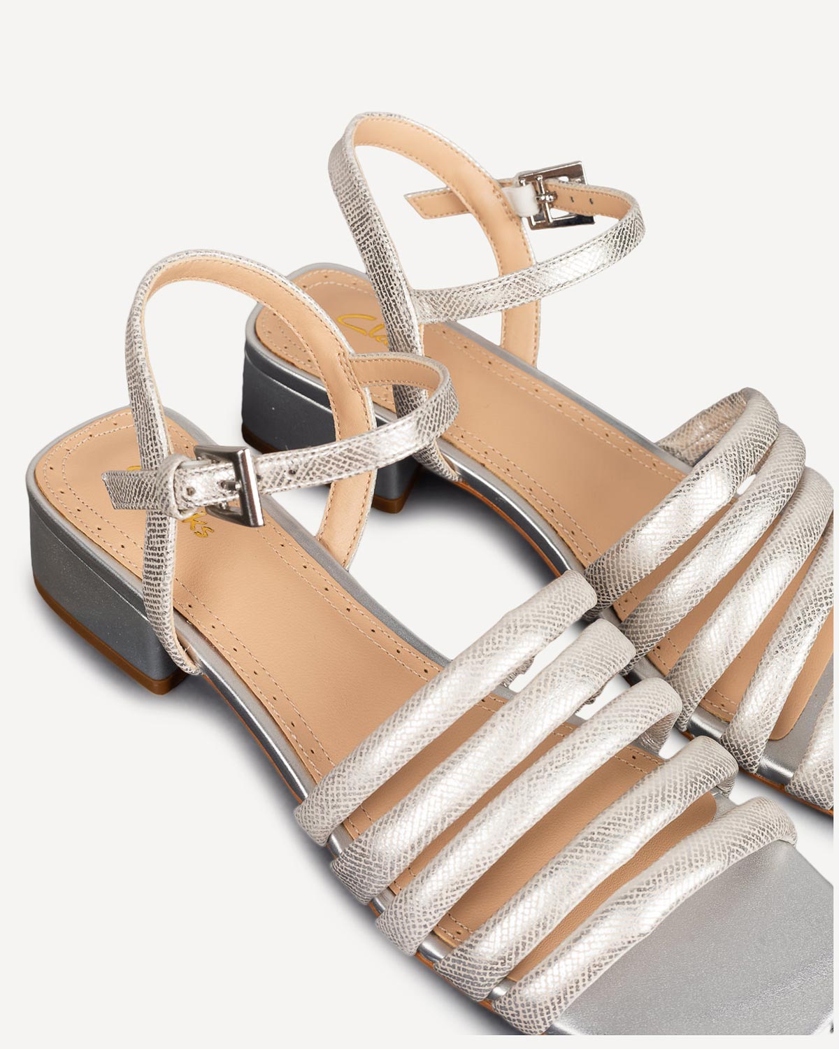 Γυναίκα - Πέδιλα-Σανδάλια - Clarks Ασημί