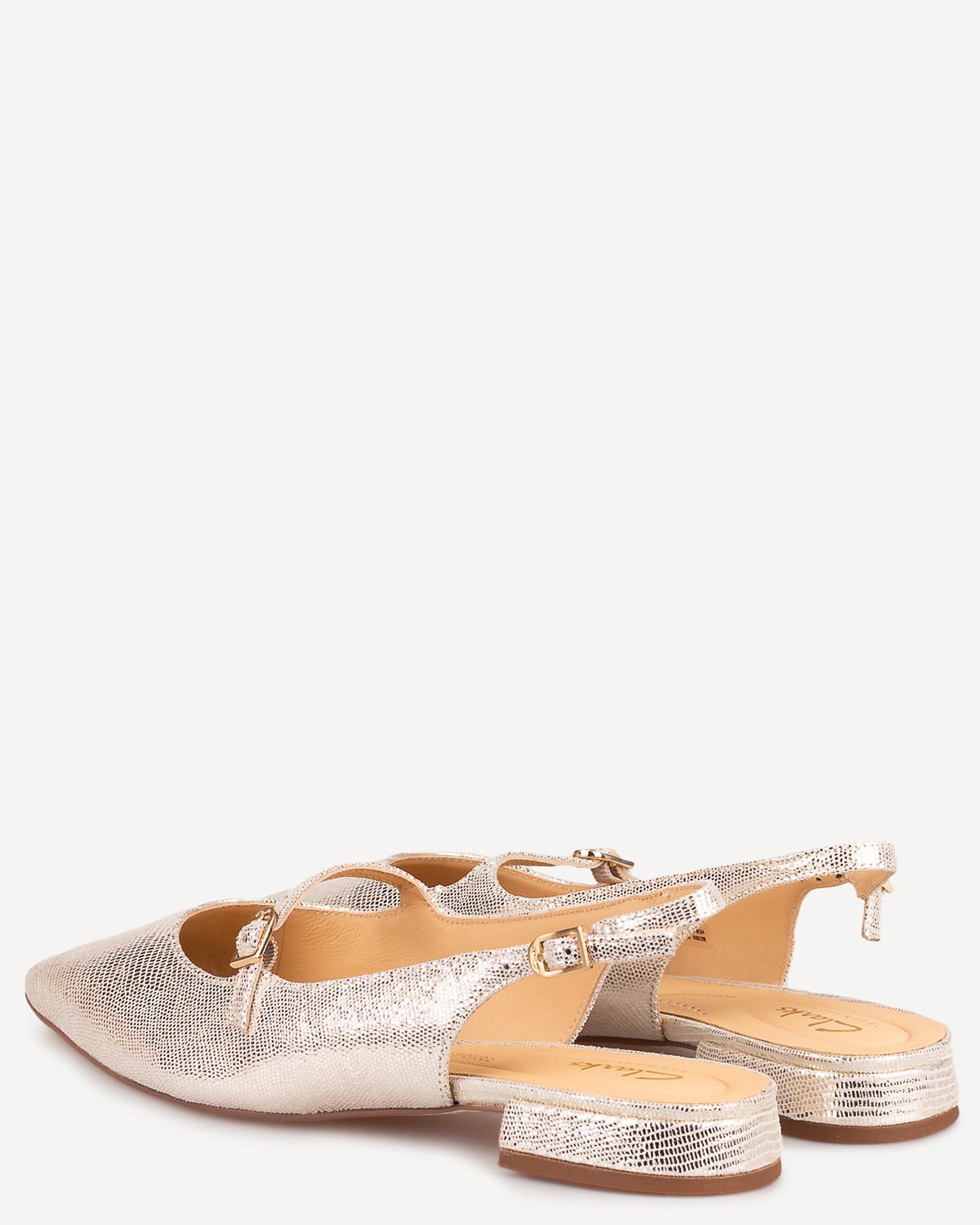 Γυναίκα - Μοκασίνια-Μπαλαρίνες - Clarks Χρυσό