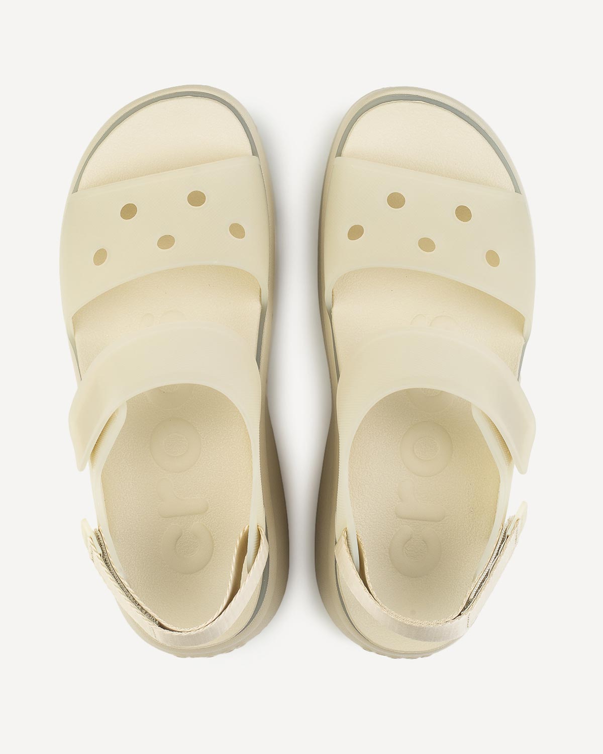 Γυναίκα - Πέδιλα-Σανδάλια - Crocs Μπεζ
