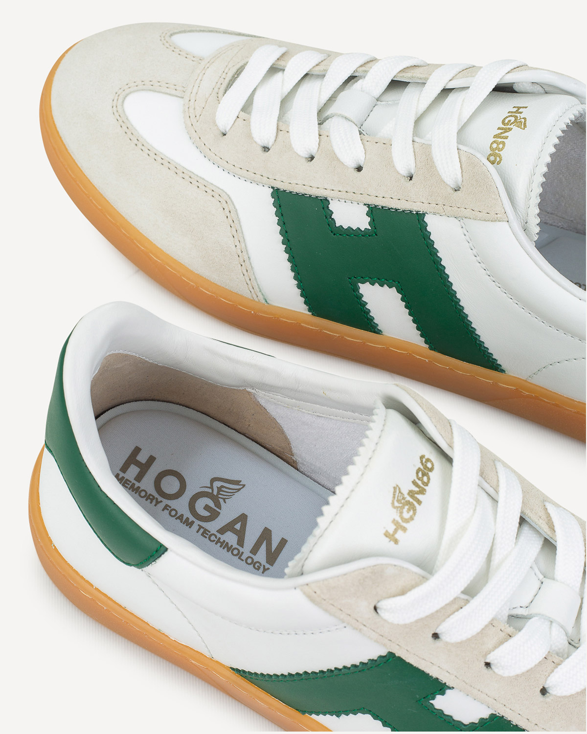 Άνδρας - Sneakers - Hogan Λευκό-Πρασινό