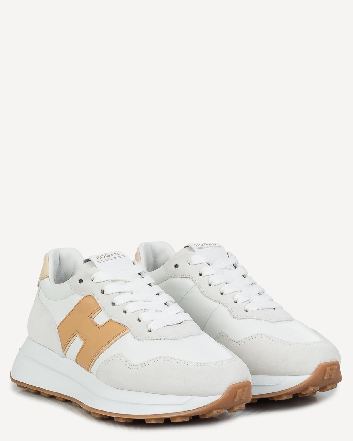Γυναίκα - Sneakers - Hogan Λευκό-Ταμπά