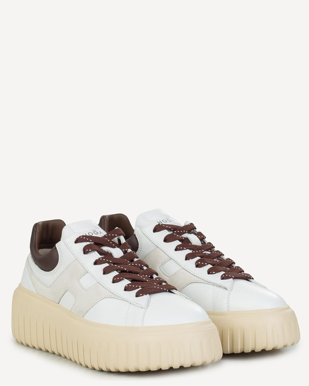 Γυναίκα - Sneakers - Hogan Λευκό-Καφέ