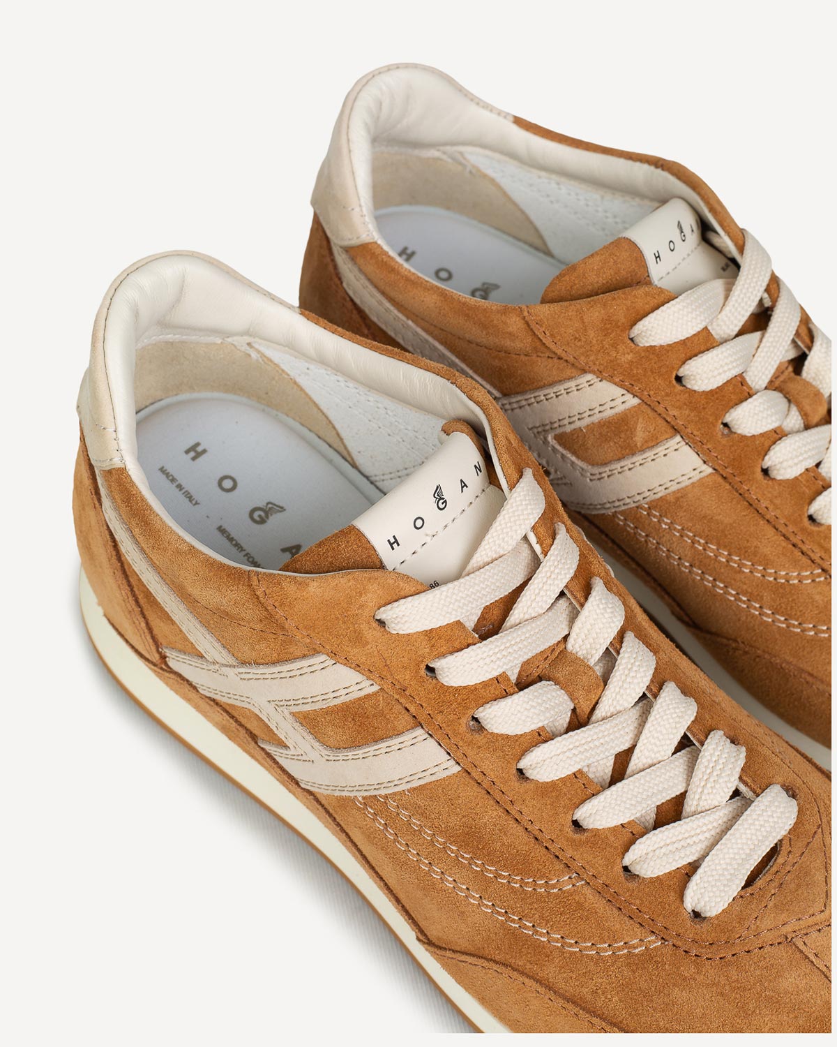Γυναίκα - Sneakers - Hogan Καμηλό-Λευκό