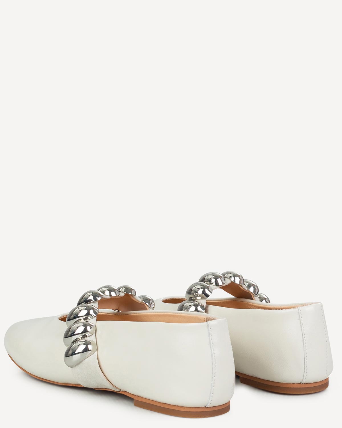 Γυναίκα - Μοκασίνια-Μπαλαρίνες - Inuovo Off White