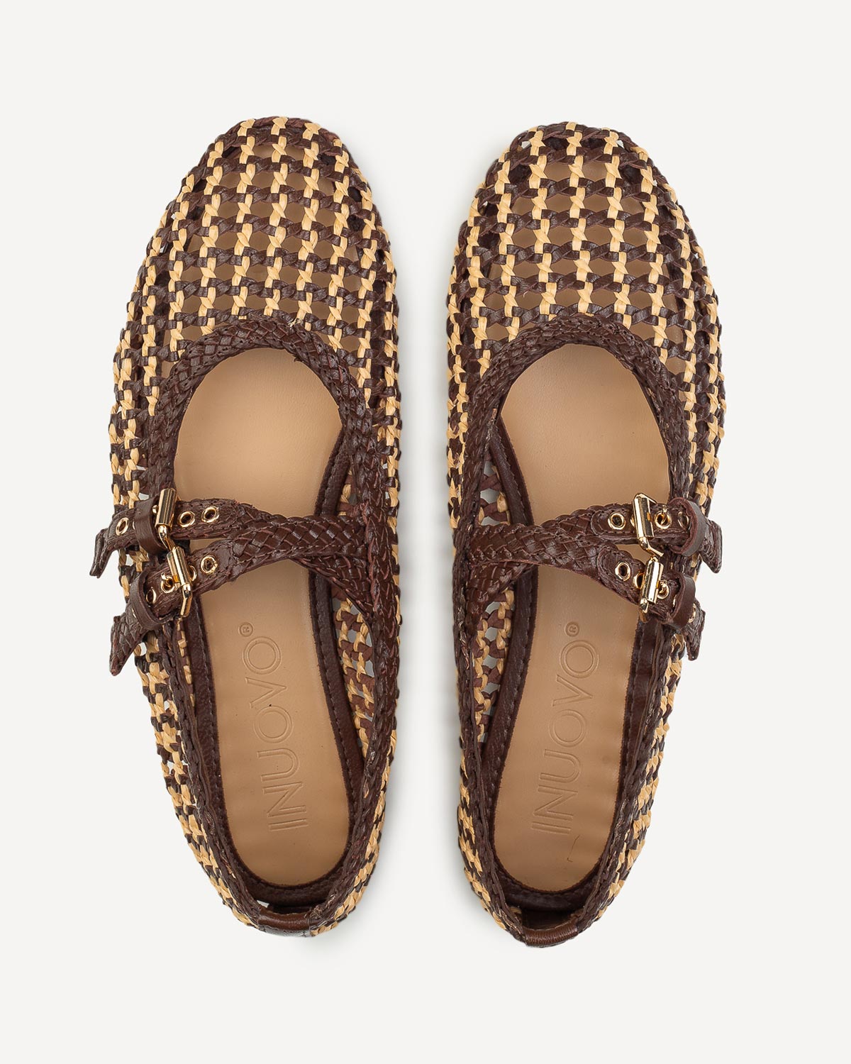 Γυναίκα - Μοκασίνια-Μπαλαρίνες - Inuovo Καφέ
