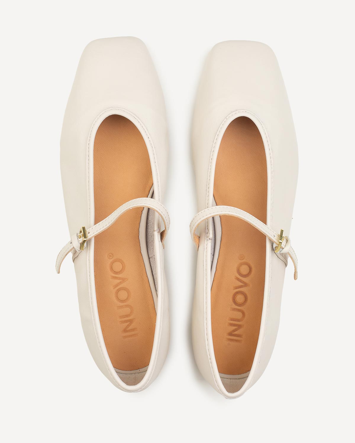 Γυναίκα - Μοκασίνια-Μπαλαρίνες - Inuovo Off White