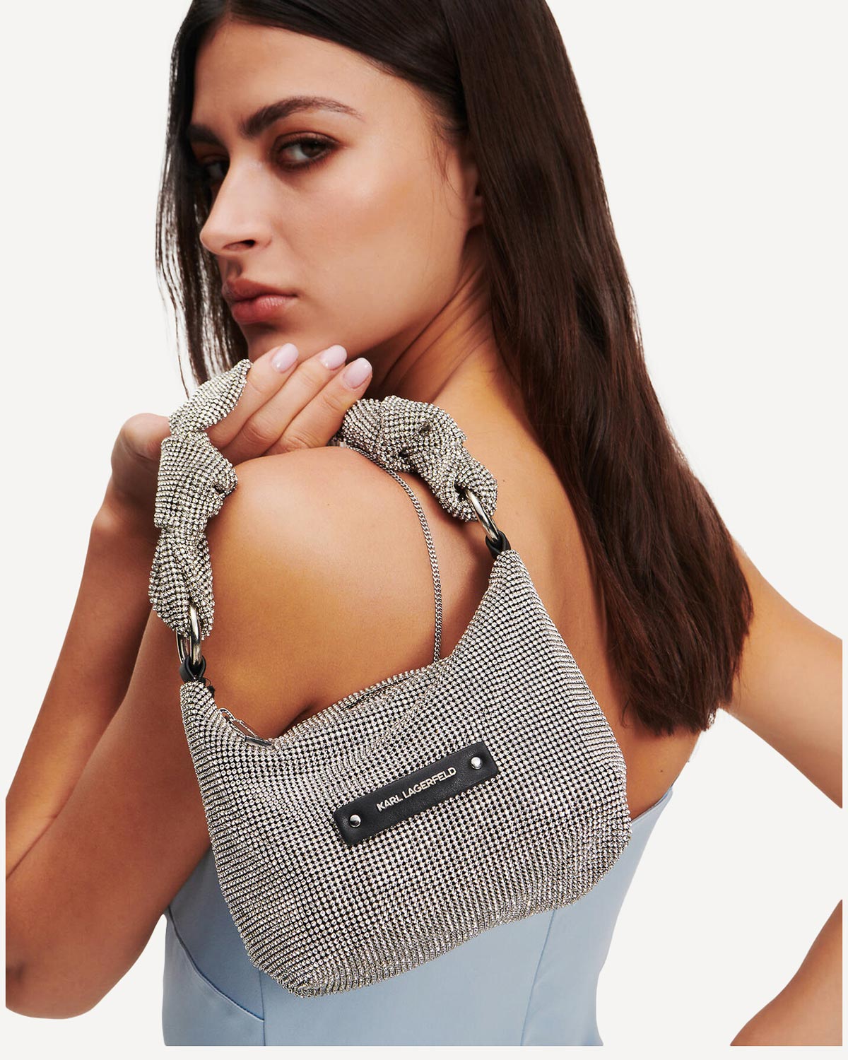 Γυναίκα - Shoulder Bags - Karl Lagerfeld Ασημί