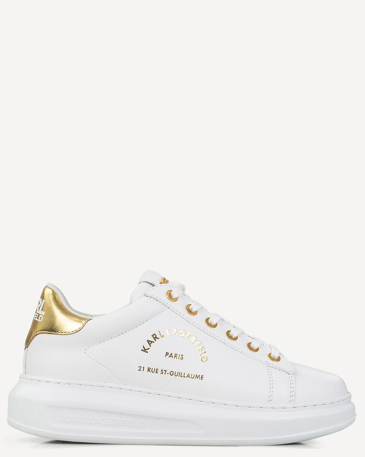 Γυναίκα - Sneakers - Karl Lagerfeld Λευκό-Χρυσό
