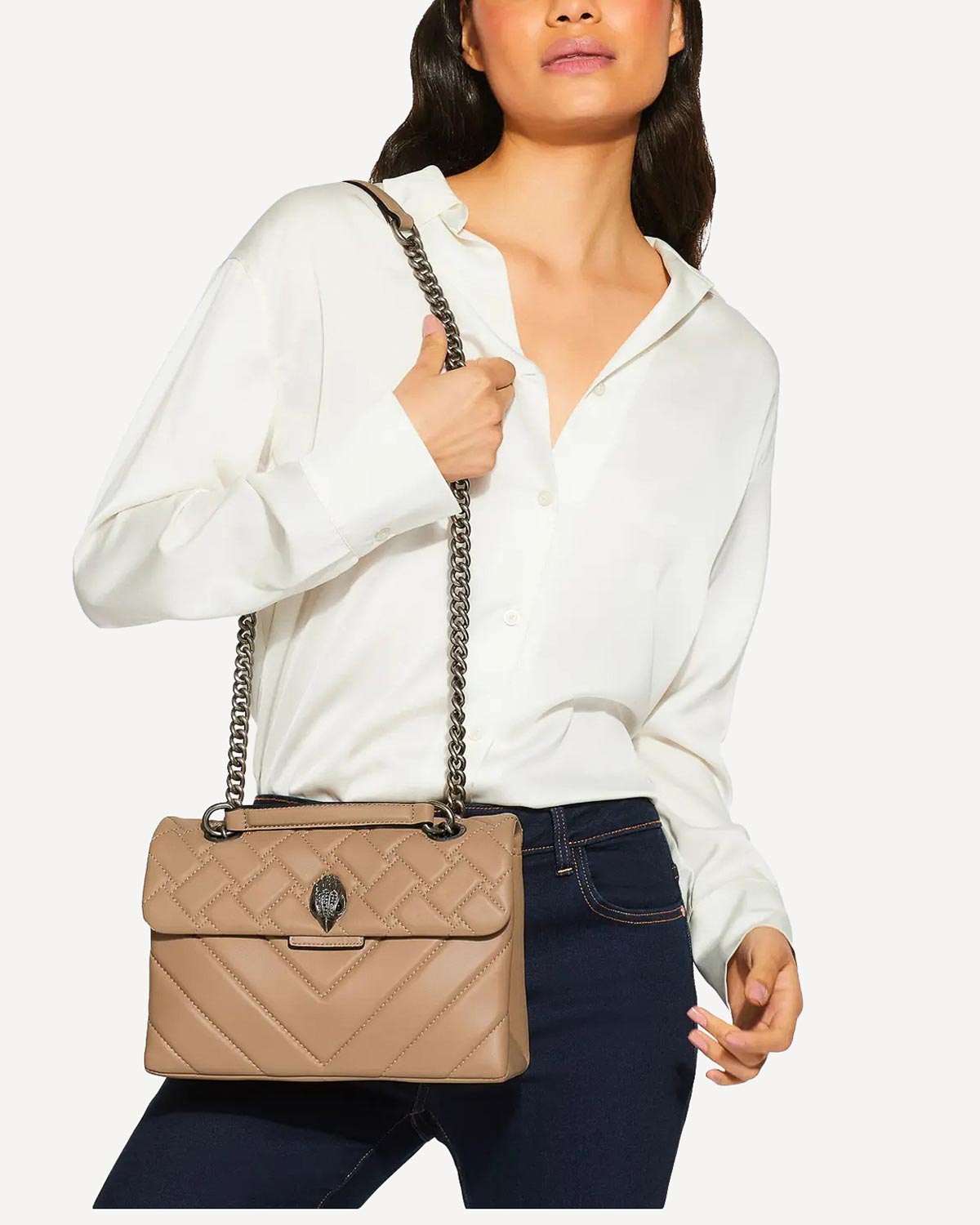 Γυναίκα - Shoulder Bags - Kurt Geiger Μπεζ