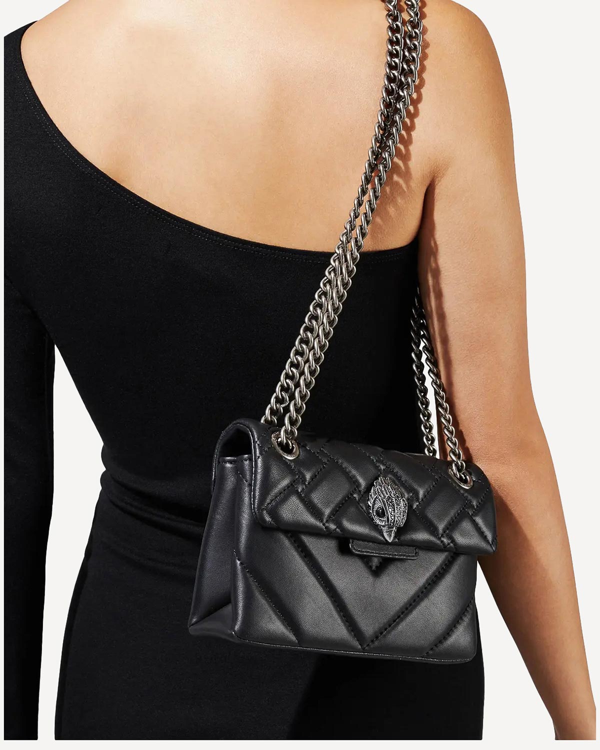 Γυναίκα - Shoulder Bags - Kurt Geiger Μαύρο-Ασημί