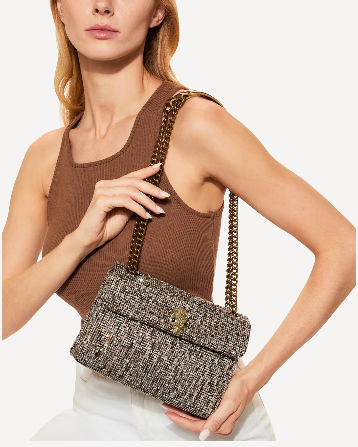 Γυναίκα - Shoulder Bags - Kurt Geiger Μπεζ