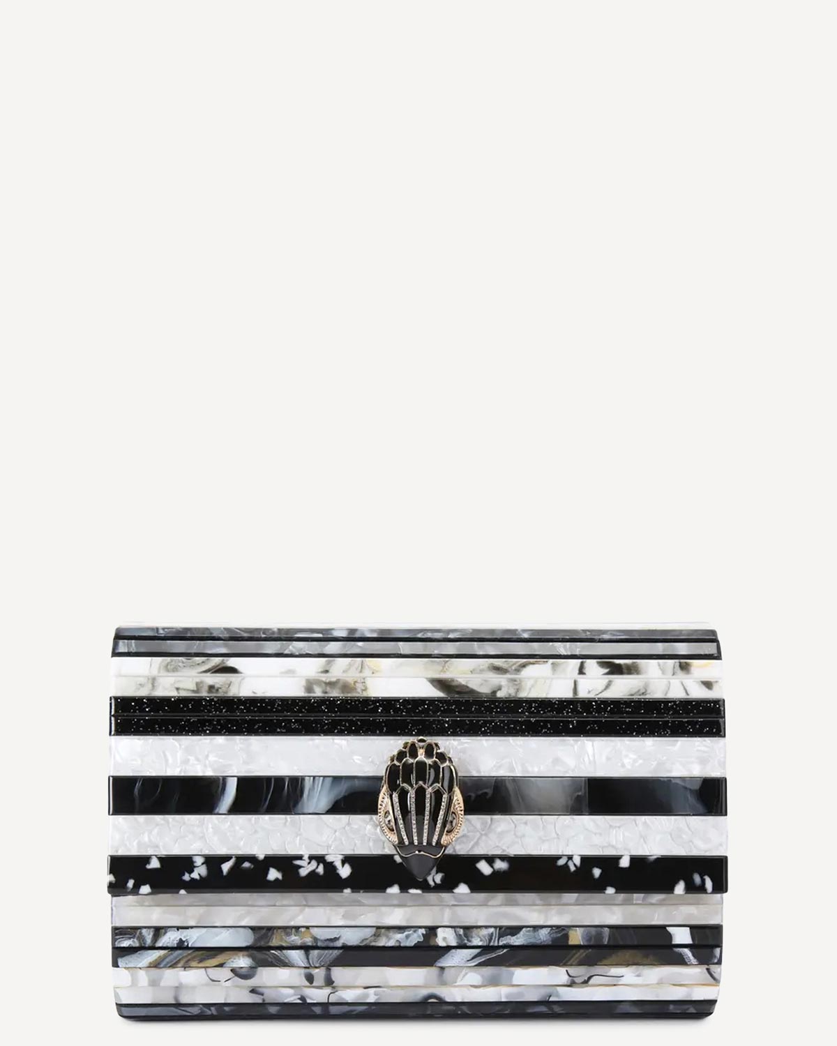 Γυναίκα - Clutch - Kurt Geiger Μαύρο-Λευκό