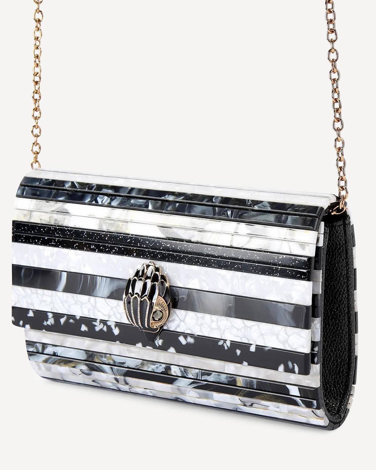 Γυναίκα - Clutch - Kurt Geiger Μαύρο-Λευκό