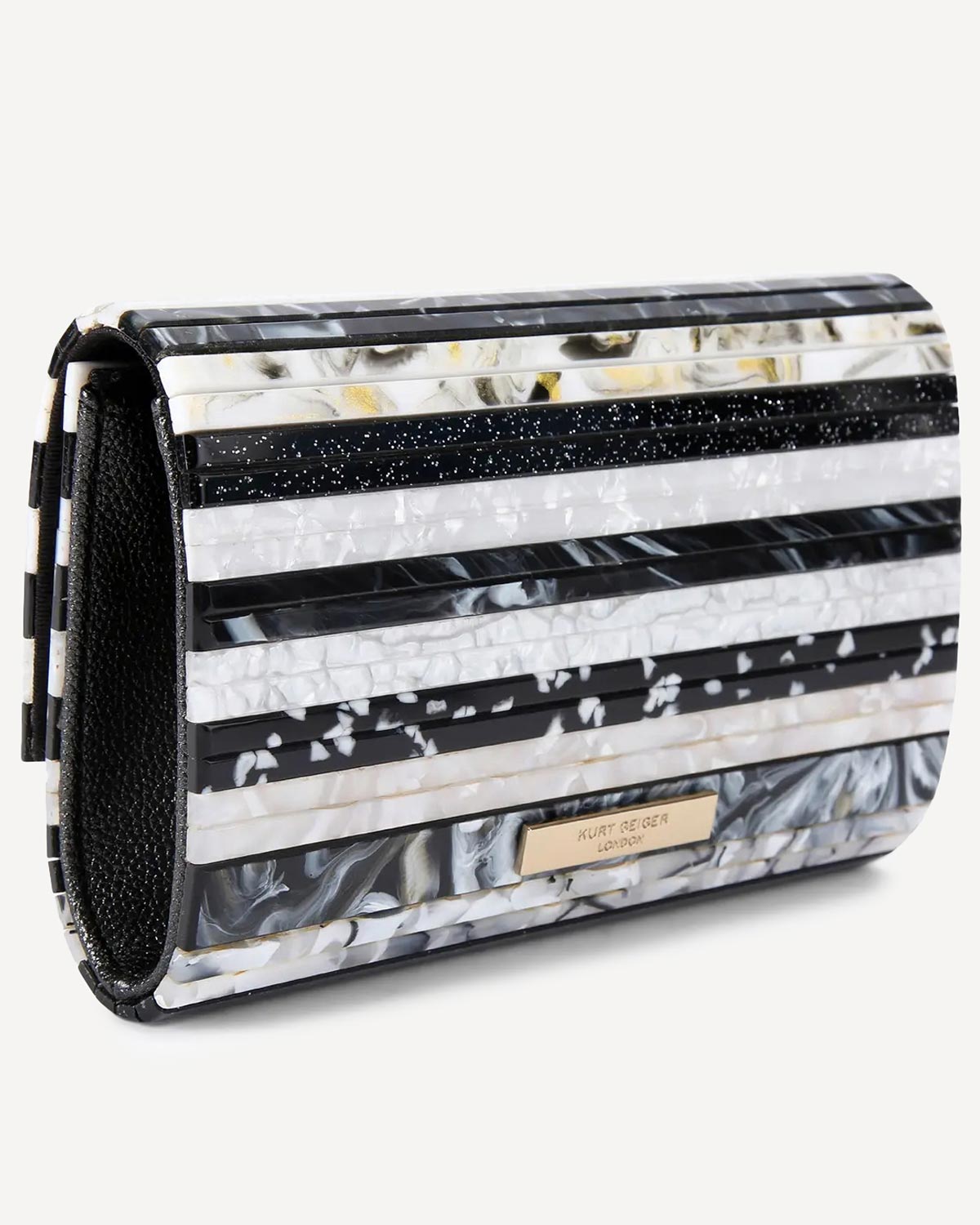 Γυναίκα - Clutch - Kurt Geiger Μαύρο-Λευκό