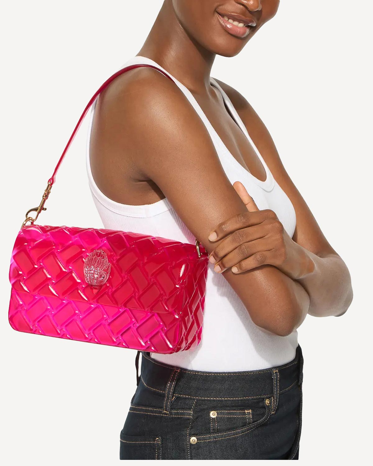 Γυναίκα - Shoulder Bags - Kurt Geiger Φούξια