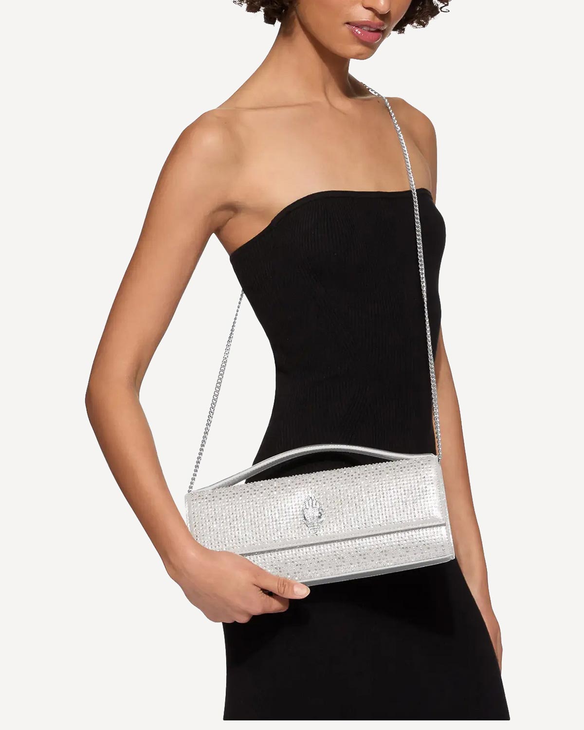 Γυναίκα - Shoulder Bags - Kurt Geiger Ασημί