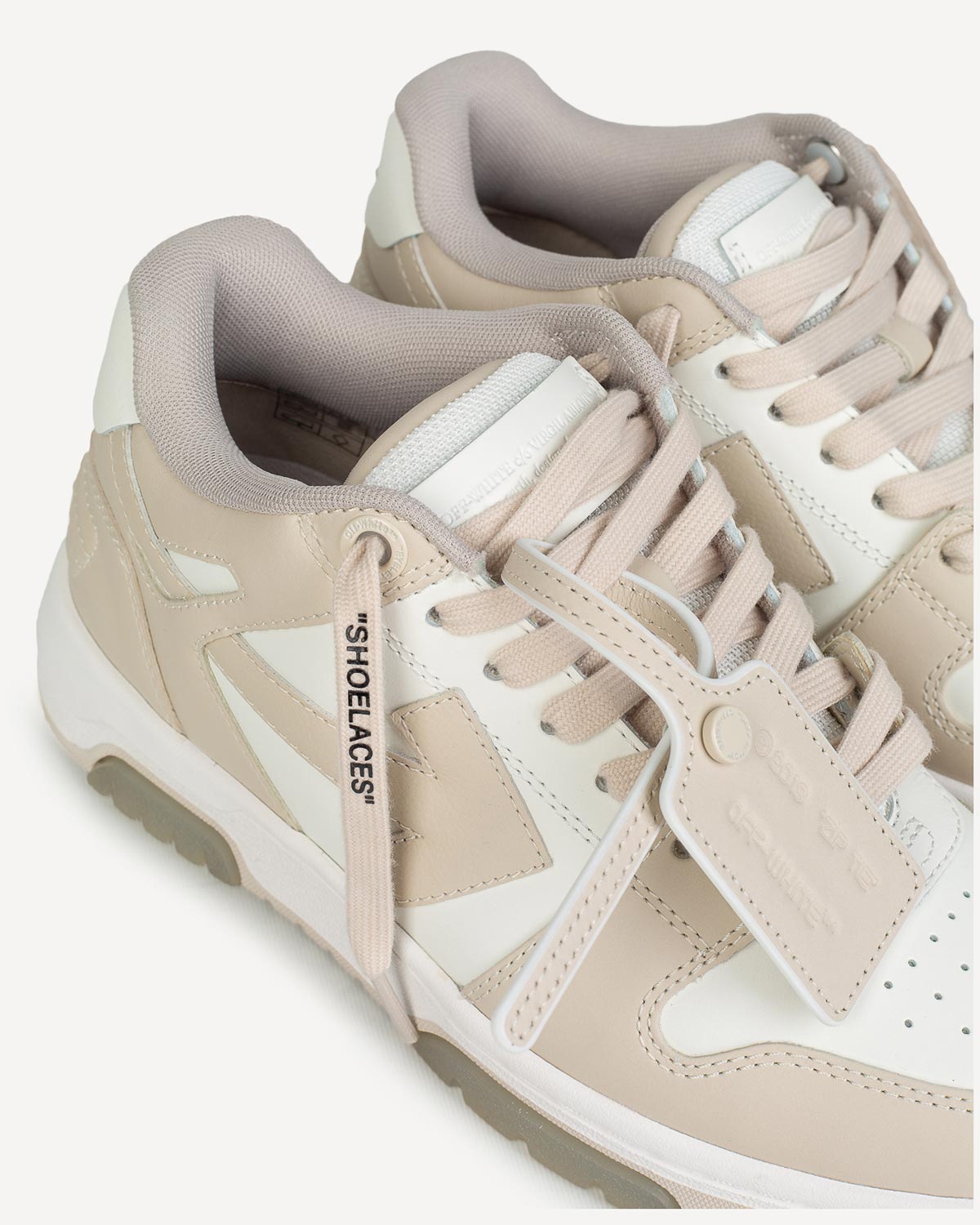 Γυναίκα - Sneakers - Off-White Λευκό-Μπεζ