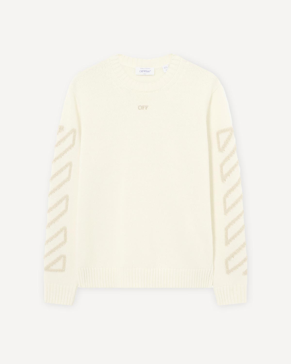 Άνδρας - Πουλόβερ - Off-White Μπεζ