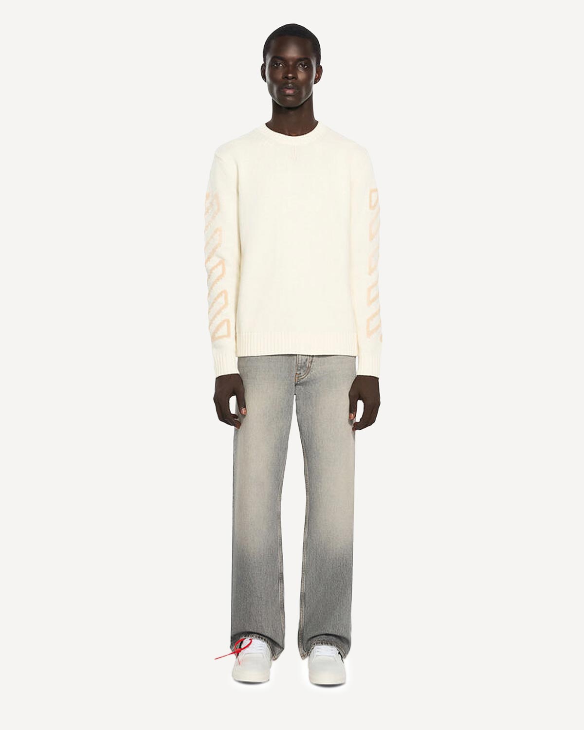 Άνδρας - Πουλόβερ - Off-White Μπεζ