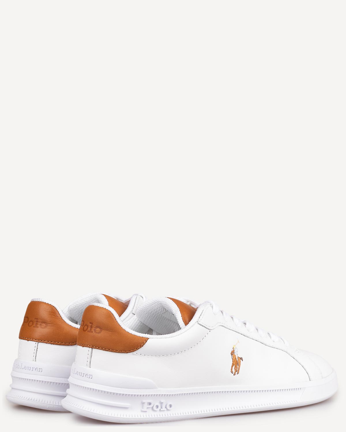 Γυναίκα - Sneakers - Polo Ralph Lauren Λευκό-Ταμπά