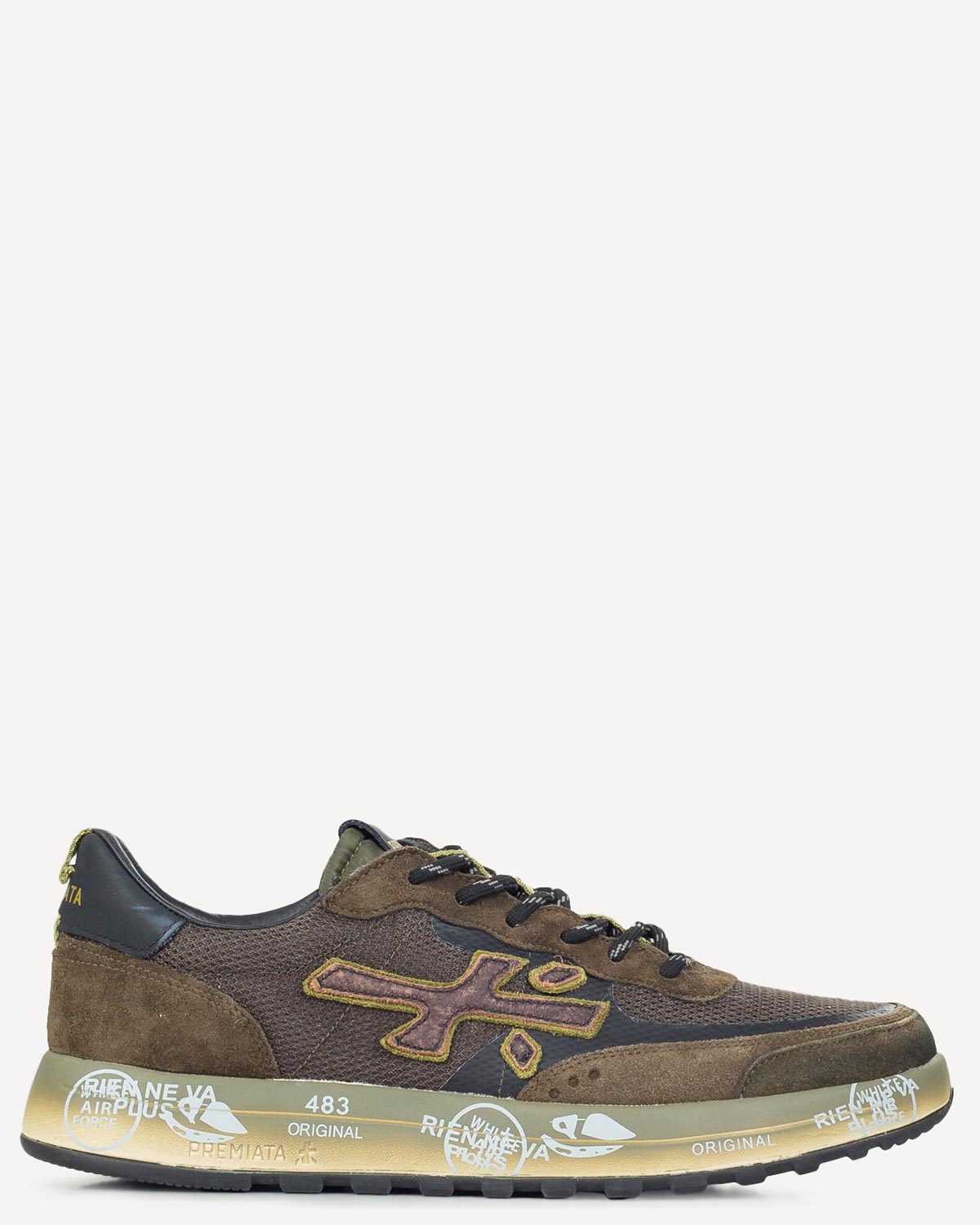 Άνδρας - Sneakers - Premiata Πράσινο-Καφέ