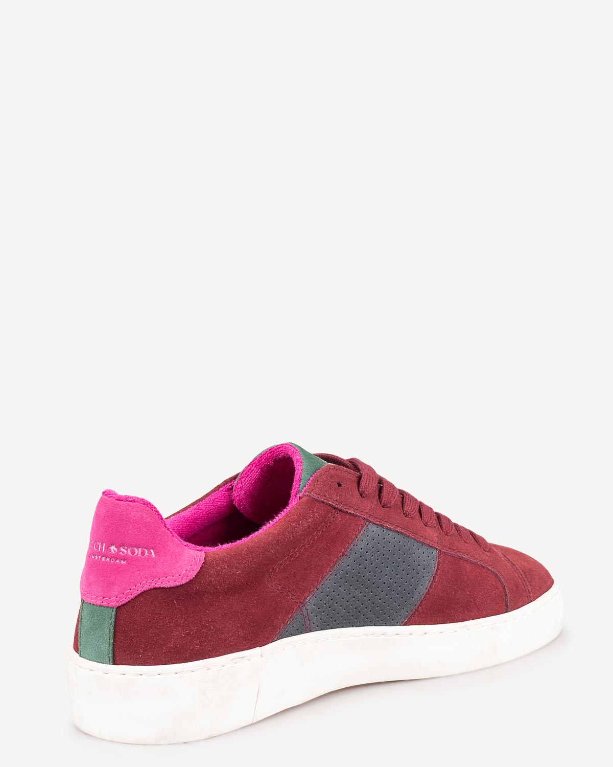 Άνδρας - Sneakers - Scotch and Soda Μπορντώ