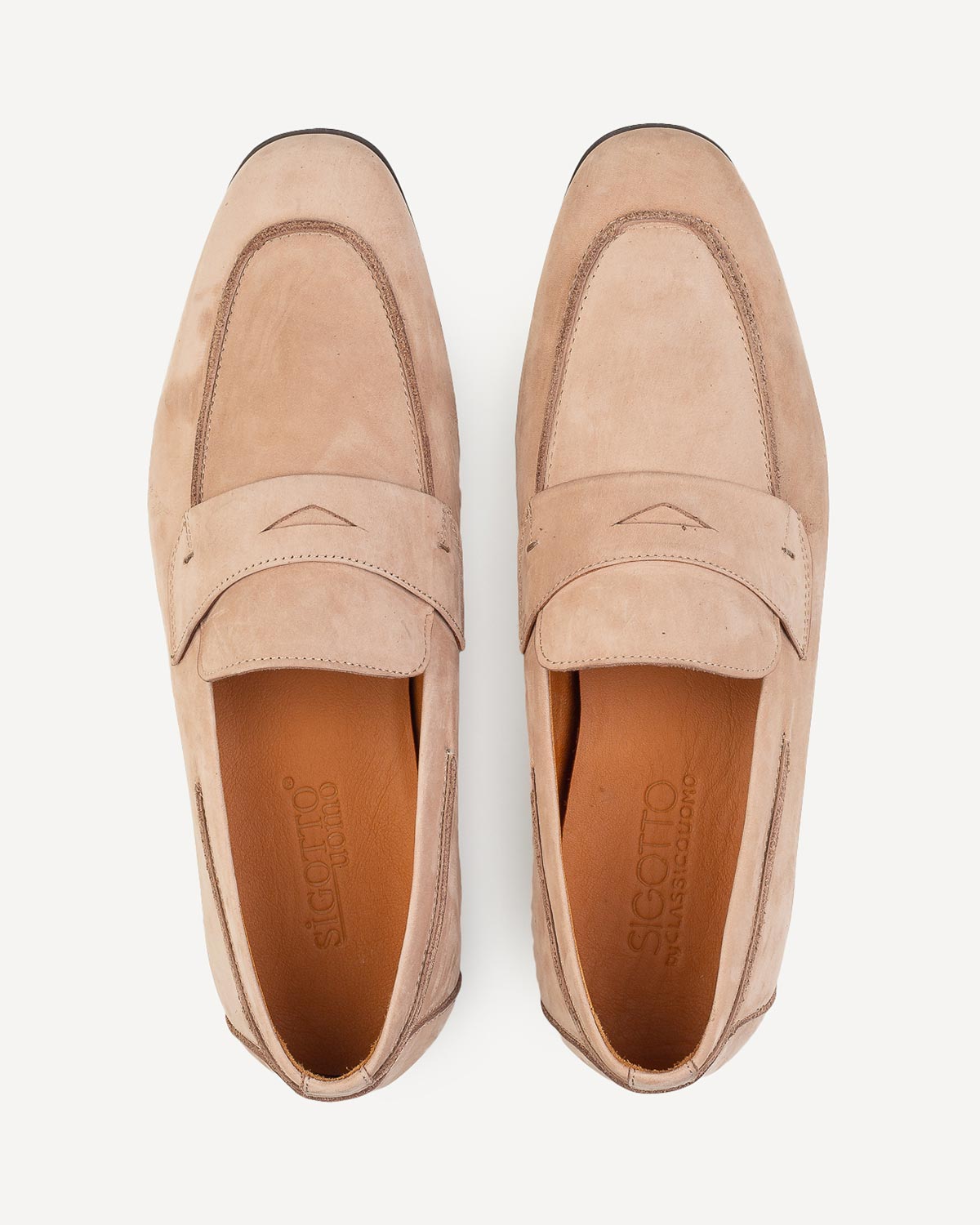 Άνδρας - Μοκασίνια - Sigotto Μπεζ