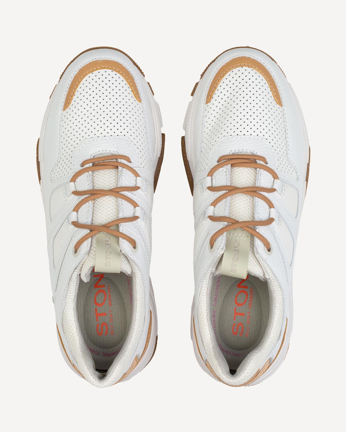 Γυναίκα - Sneakers - Stonefly Λευκό-Καφέ