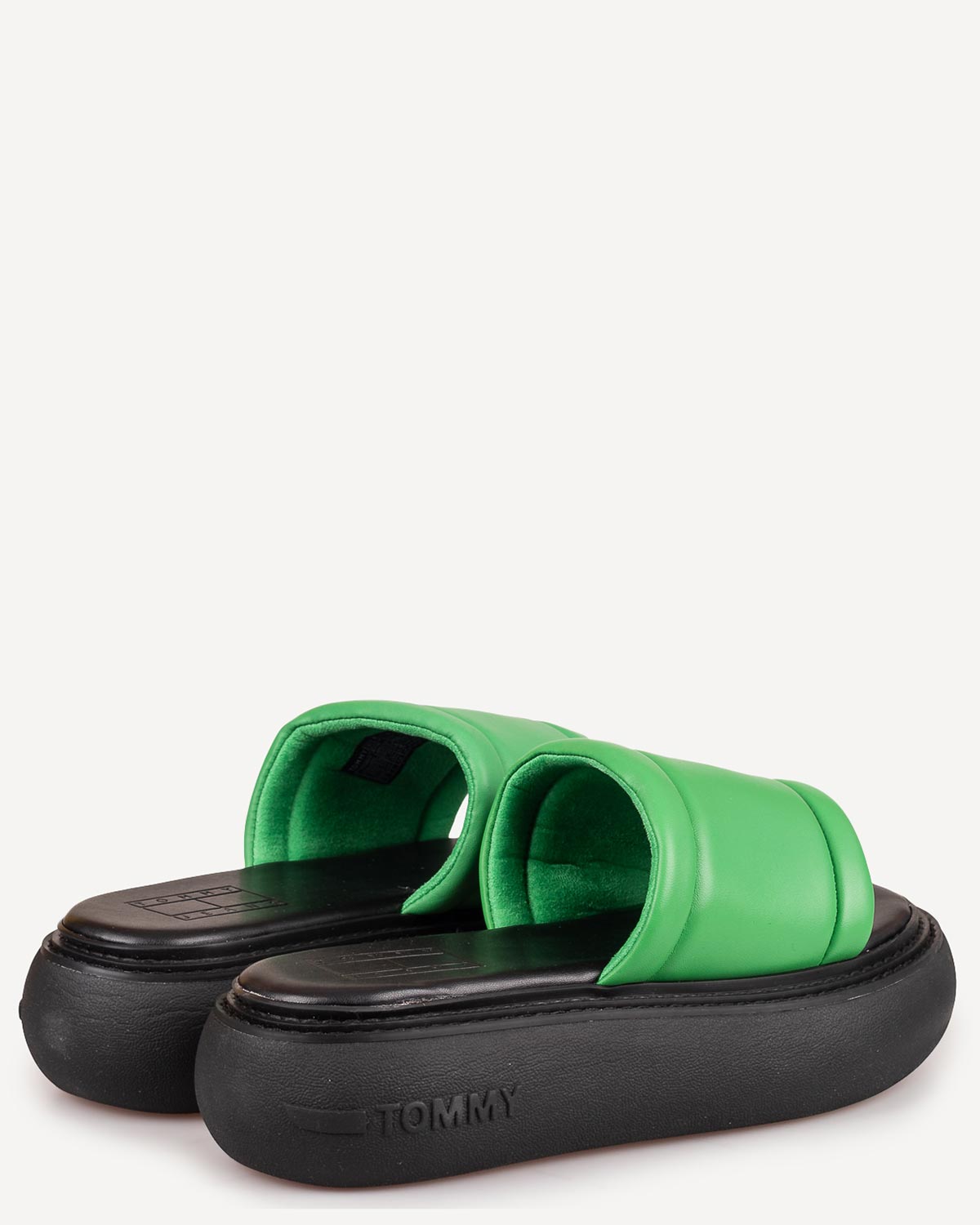 Γυναίκα - Πλατφόρμες-Flatforms - Tommy Hilfiger Μαύρο-Πράσινο