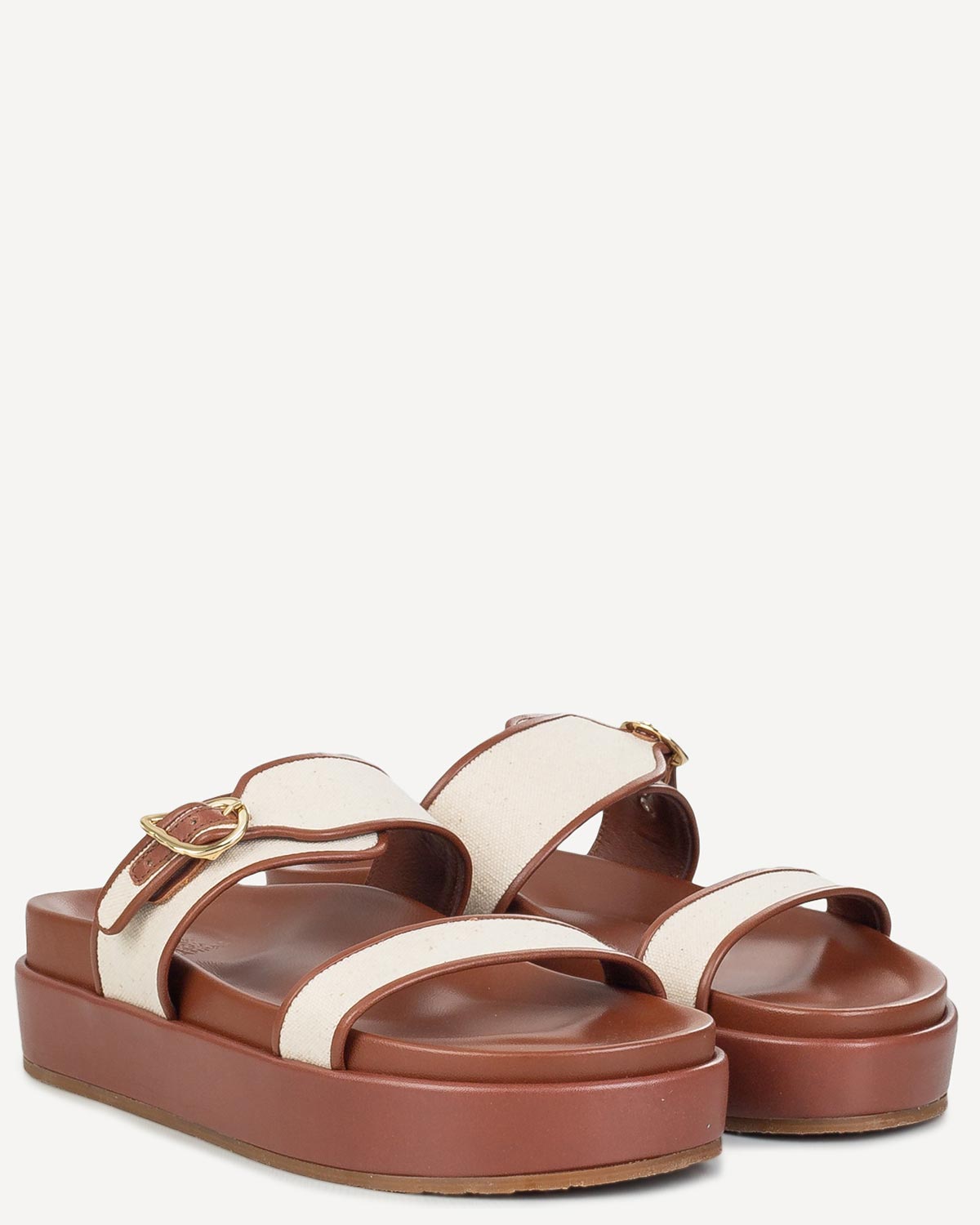 Γυναίκα - Πλατφόρμες-Flatforms - Ancient Greek Sandals Natural