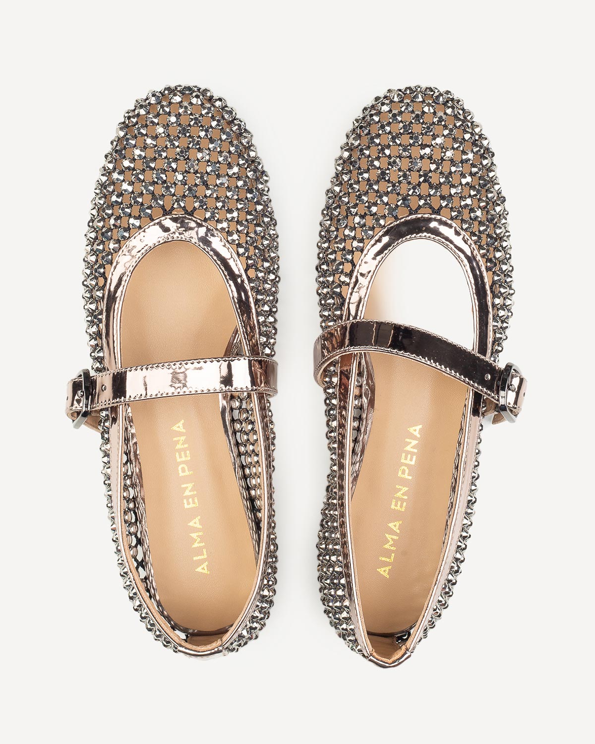 Γυναίκα - Μοκασίνια-Μπαλαρίνες - Alma En Pena Μεταλλικό