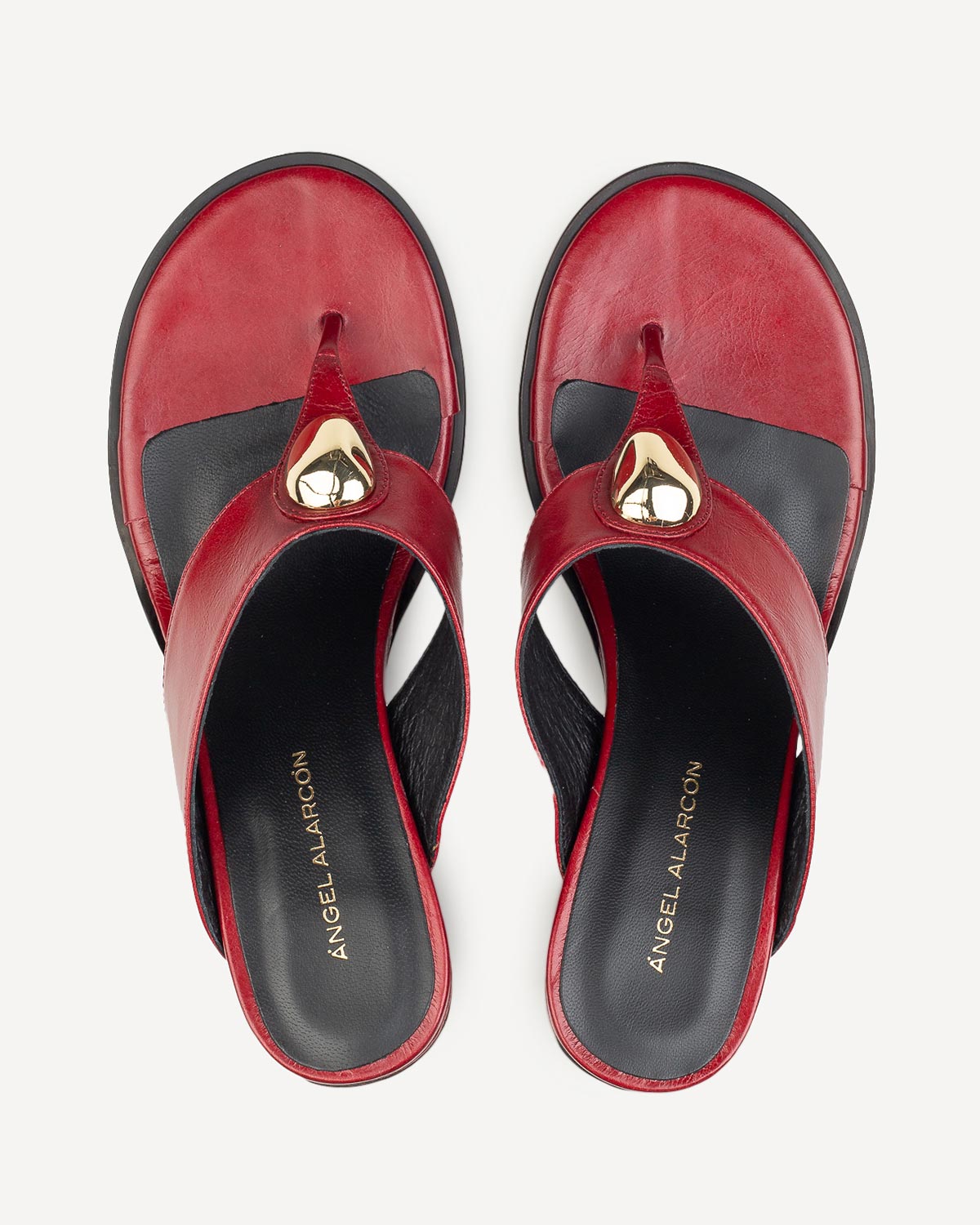 Γυναίκα - Πέδιλα-Σανδάλια - Angel Alarcon Κόκκινο