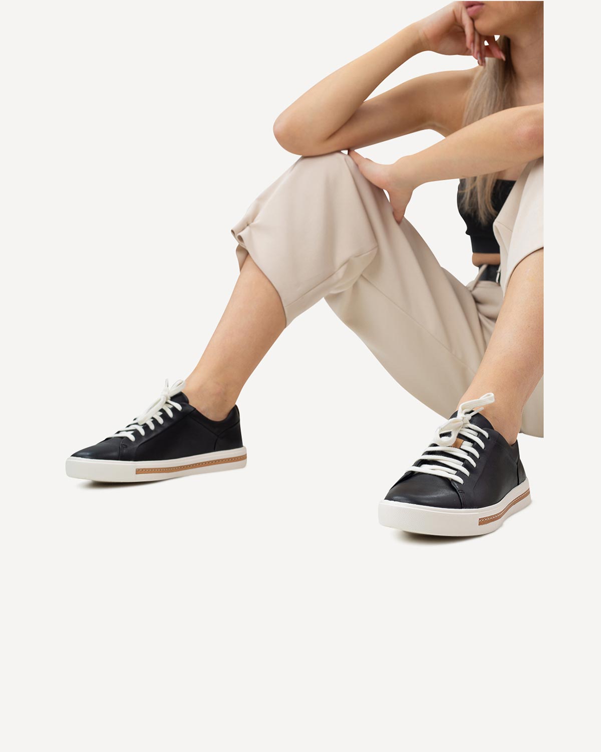 Γυναίκα - Sneakers - Clarks Μαύρο