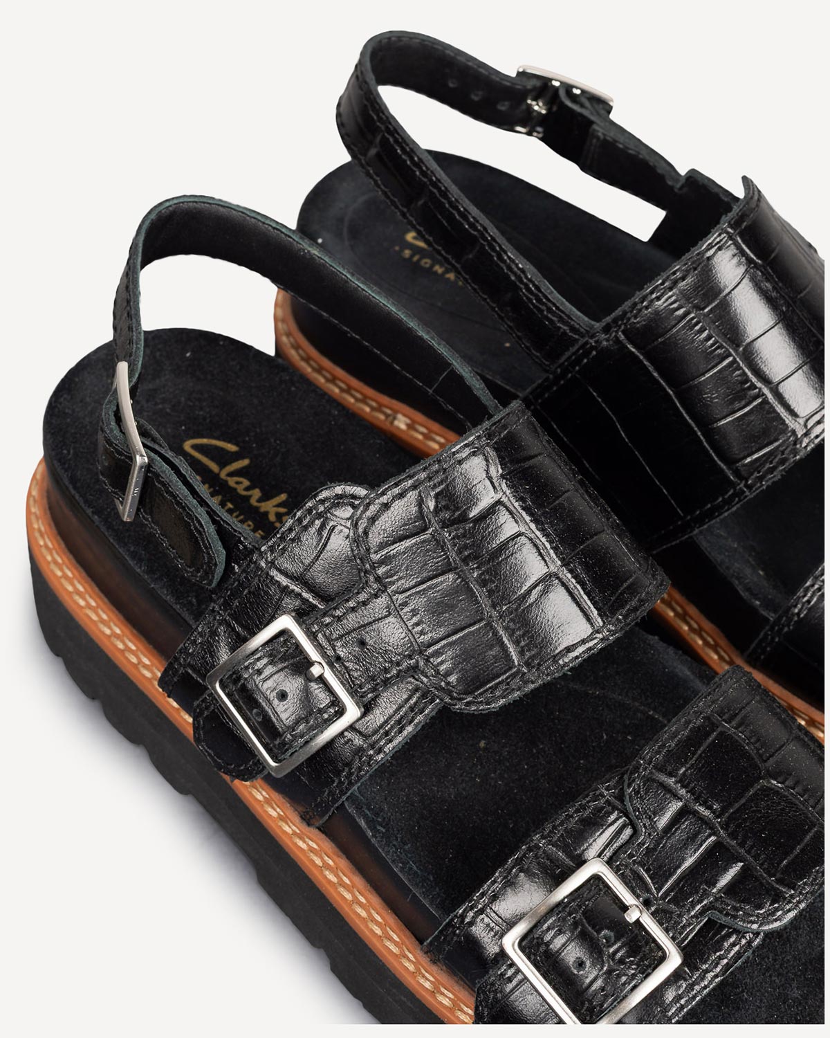Γυναίκα - Πέδιλα-Σανδάλια - Clarks Μαύρο