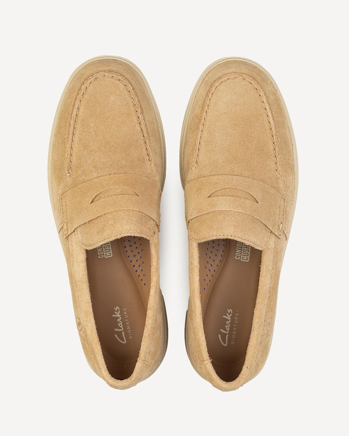 Άνδρας - Μοκασίνια - Clarks Μπεζ