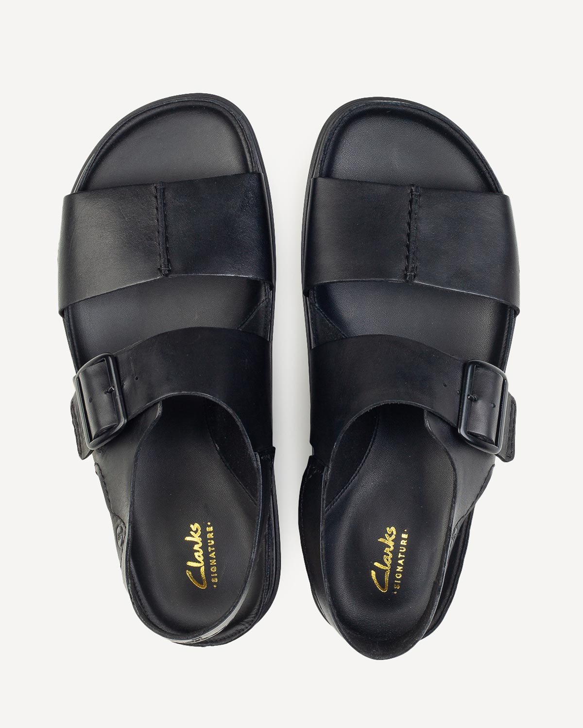 Άνδρας - Πέδιλα-Σανδάλια - Clarks Μαύρο