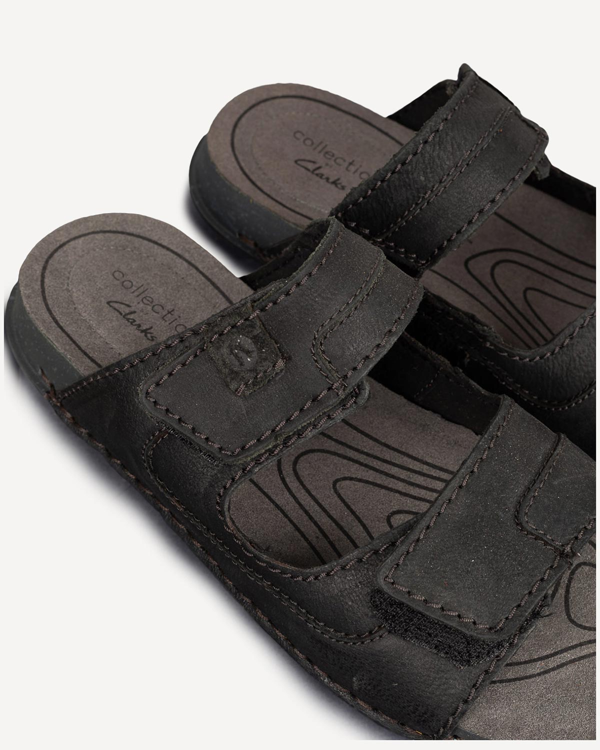 Άνδρας - Πέδιλα-Σανδάλια - Clarks Μαύρο