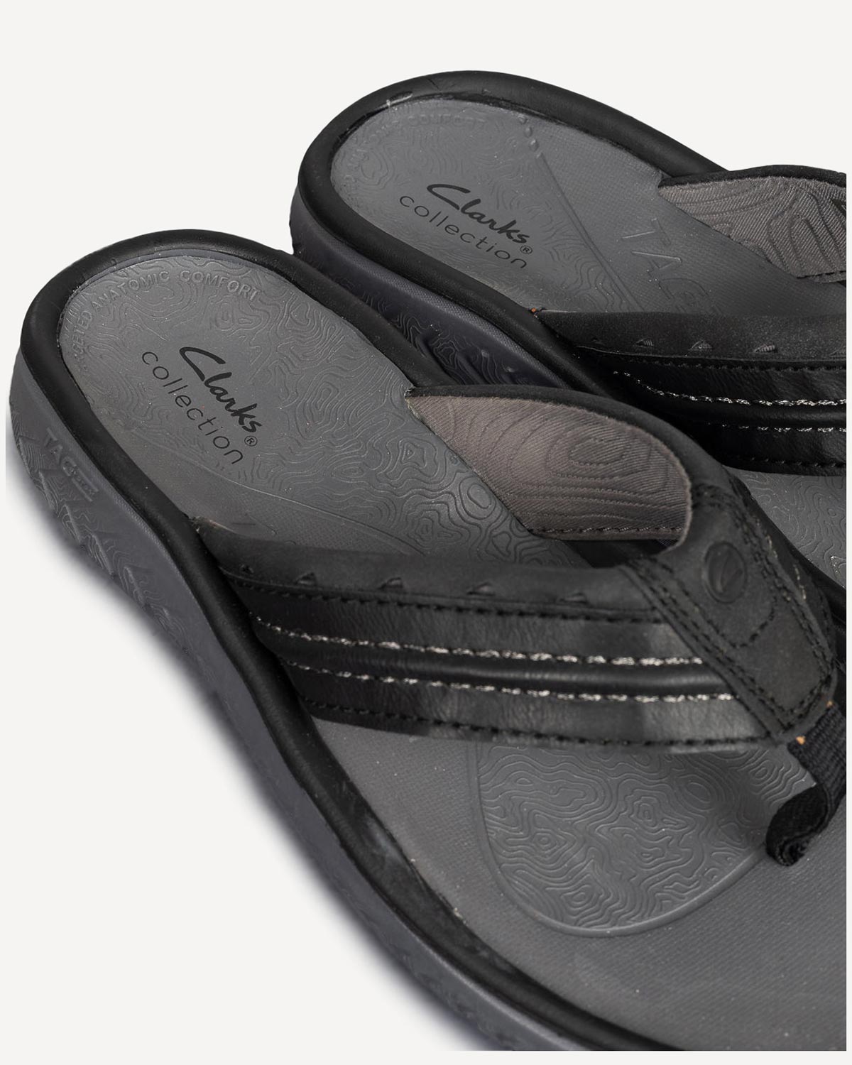 Άνδρας - Πέδιλα-Σανδάλια - Clarks Μαύρο