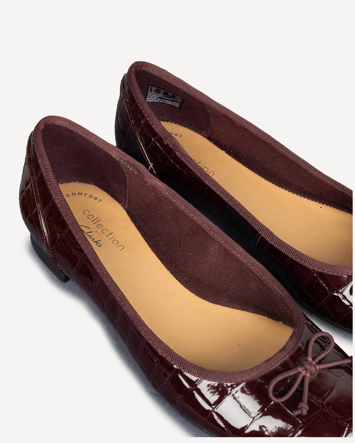 Γυναίκα - Μοκασίνια-Μπαλαρίνες - Clarks Μπορντώ