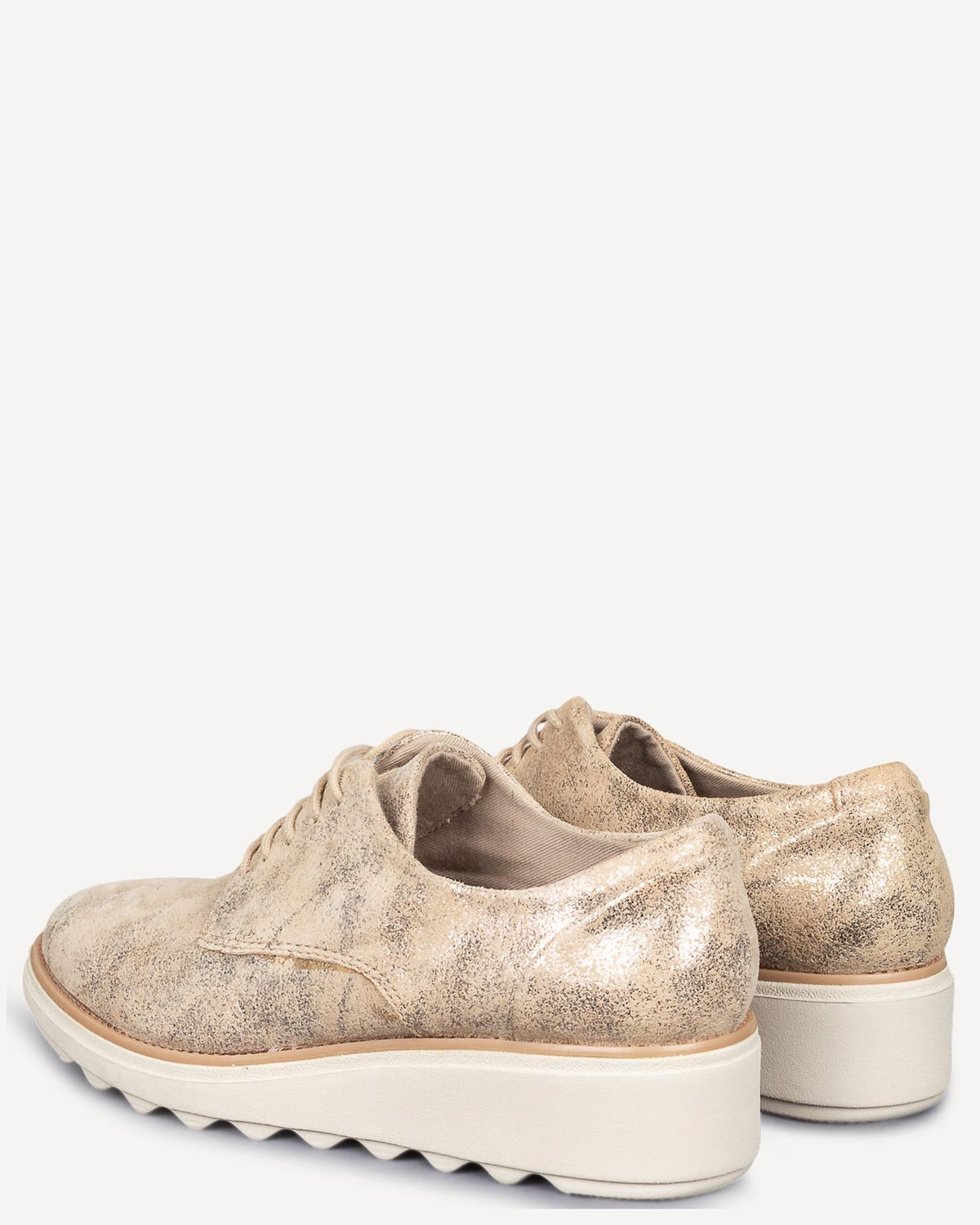 Γυναίκα - Μοκασίνια-Μπαλαρίνες - Clarks Μεταλλικό