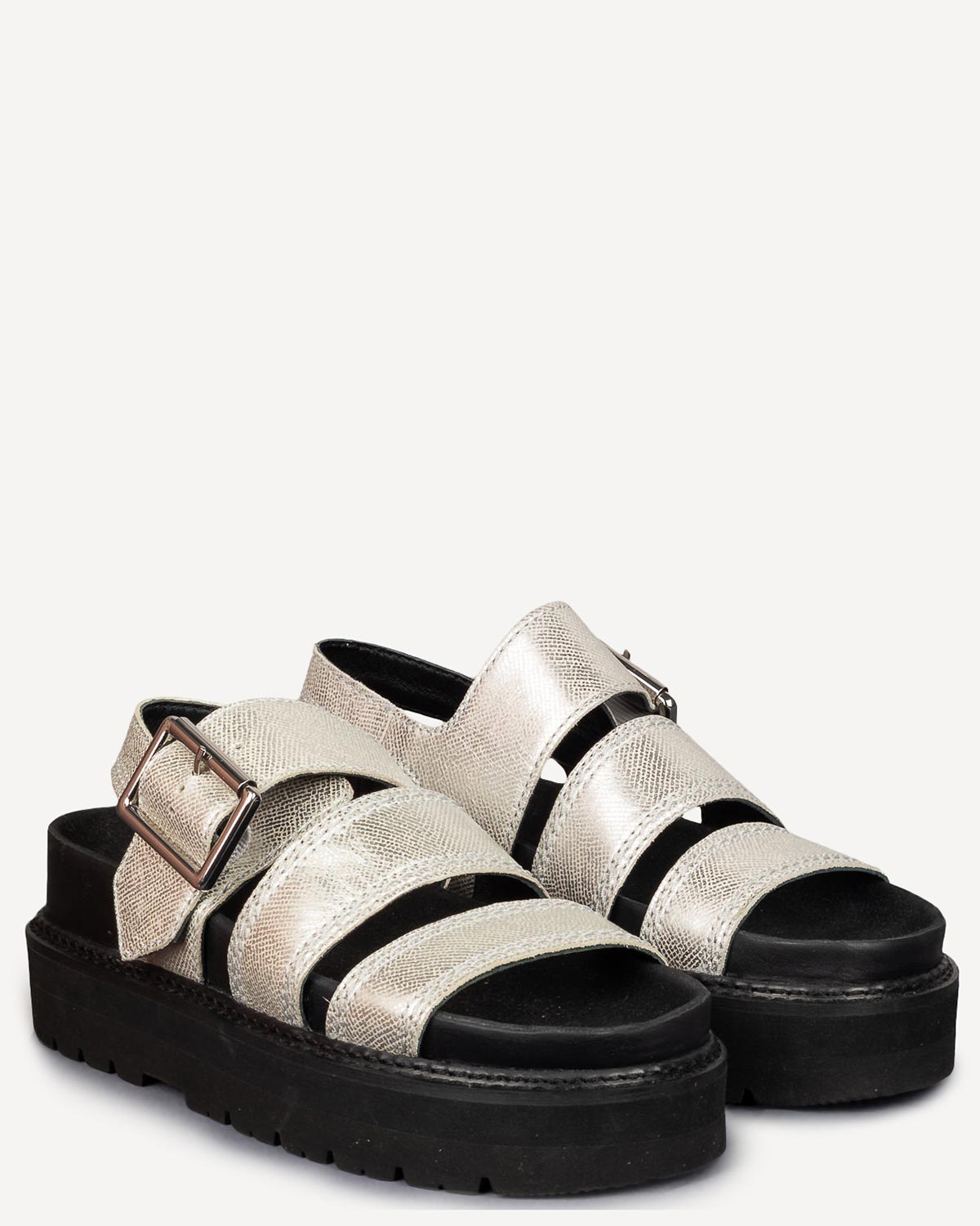 Γυναίκα - Πέδιλα-Σανδάλια - Clarks Ασημί